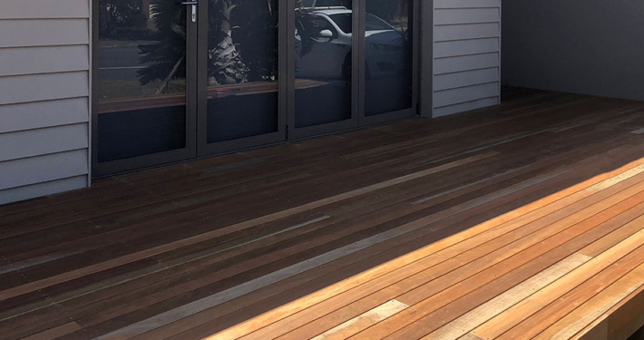 New decking to level floor - Gold Coast Build