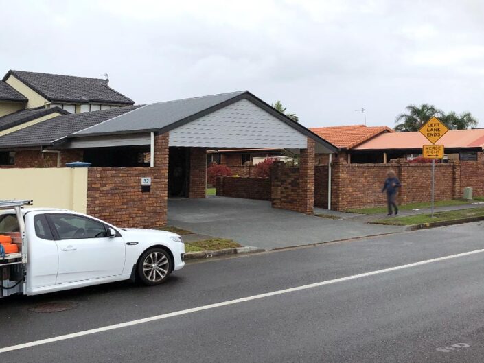 Carport extension - Gold Coast, Coastal Modern Builders